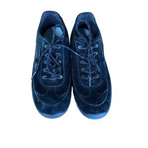 Mephisto Womens Allrounder Black Suede Sneakers 9